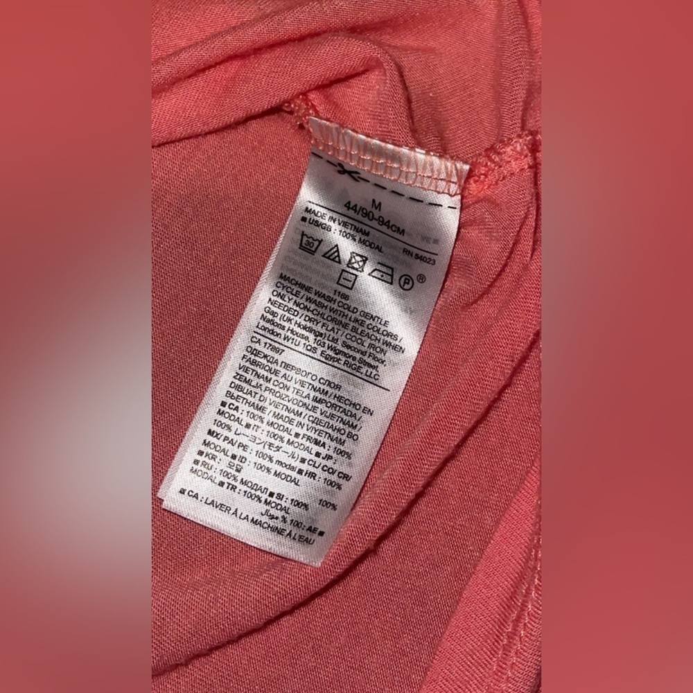 Banana Republic Peach Modal Tank Top medium - Picture 5 of 7